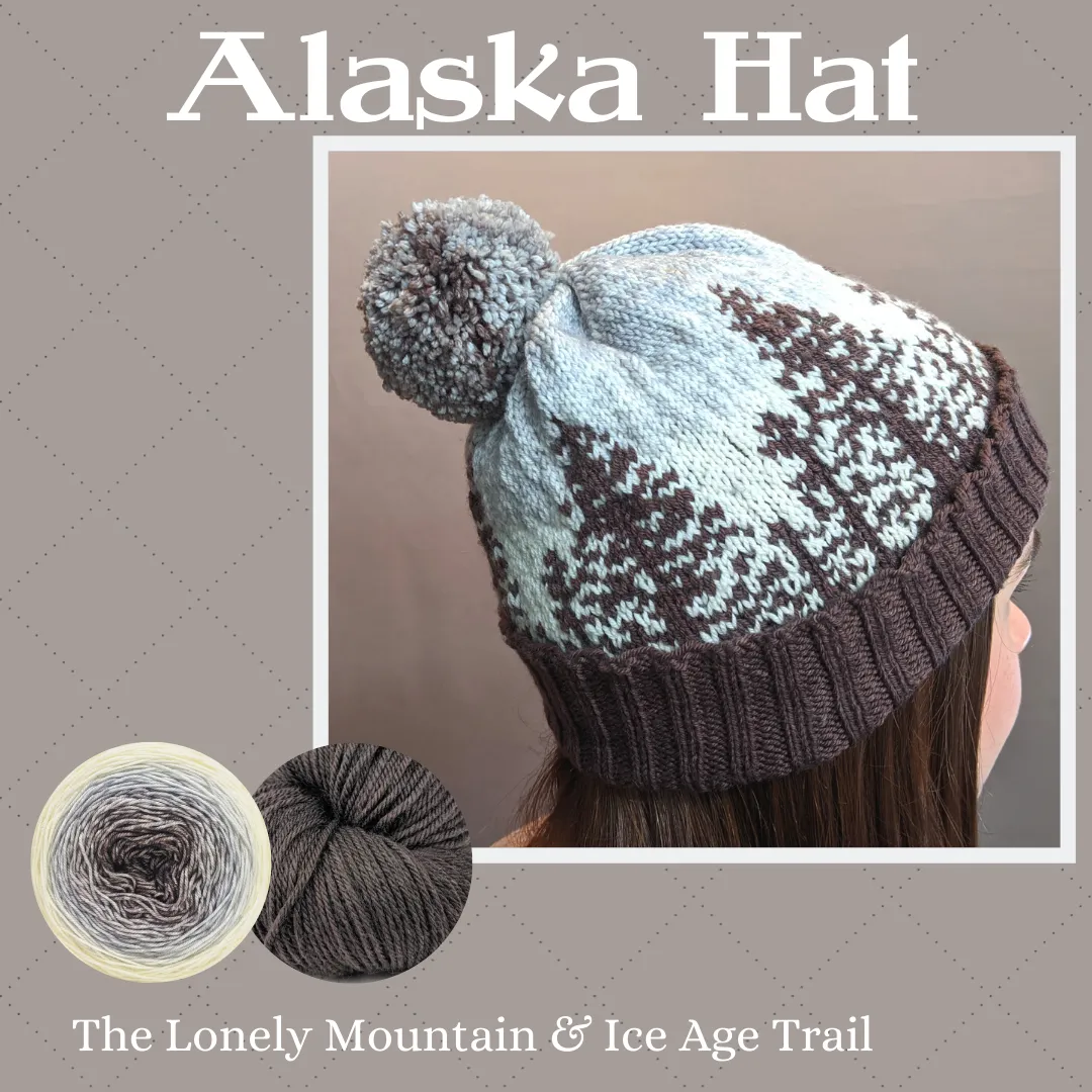 Alaska Hat Yarn Pack, pattern not included, ready to ship