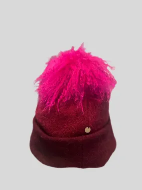 Aura Beanie in Pomegranate Gradient