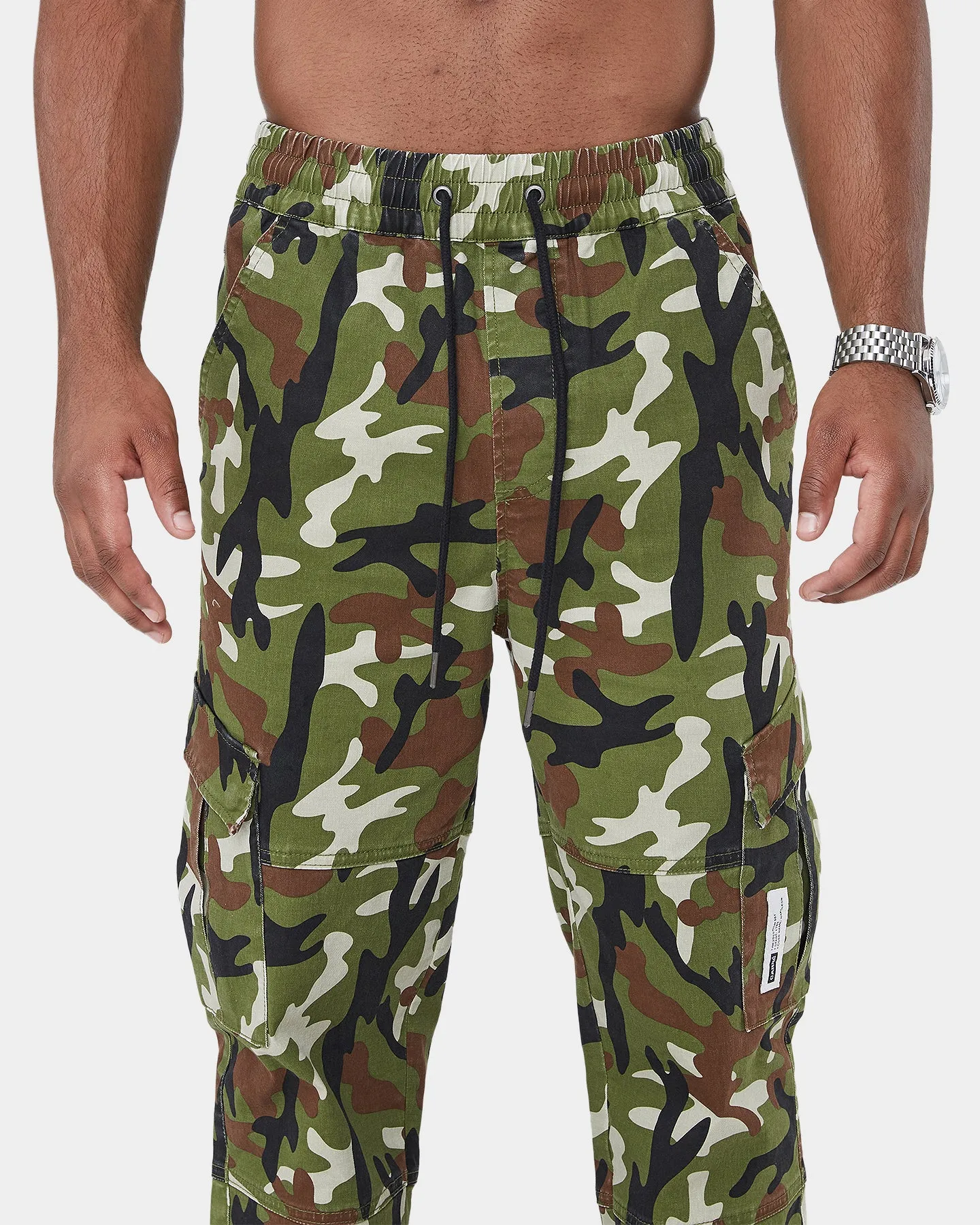 Carre Utilitaire Cargo Jogger Woodland Camo