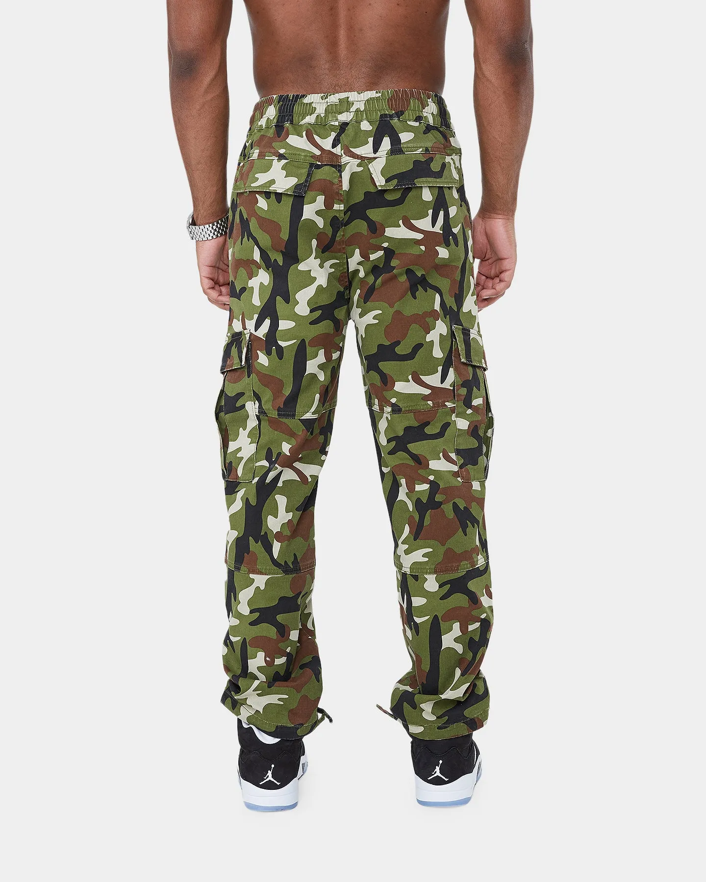Carre Utilitaire Cargo Jogger Woodland Camo