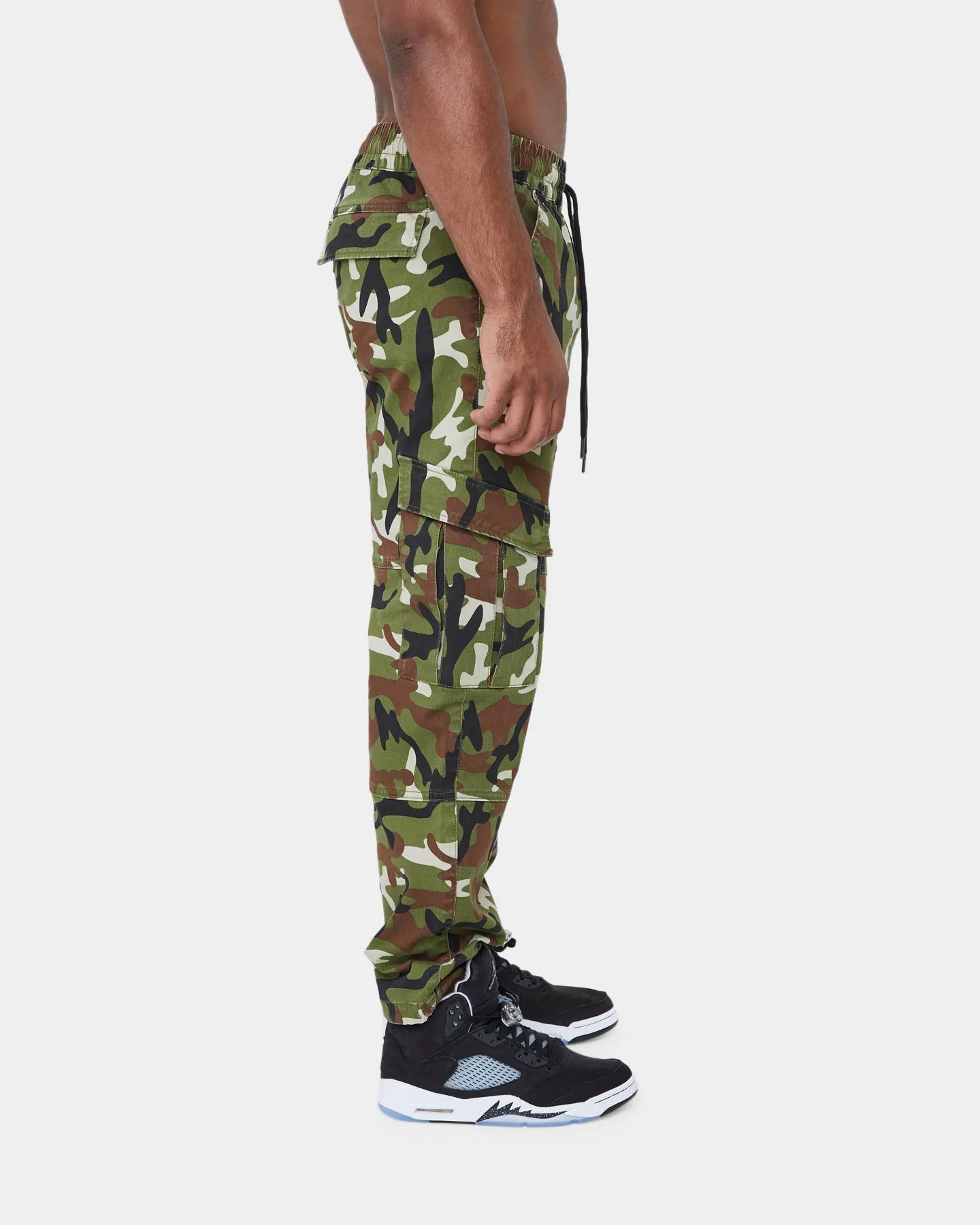 Carre Utilitaire Cargo Jogger Woodland Camo