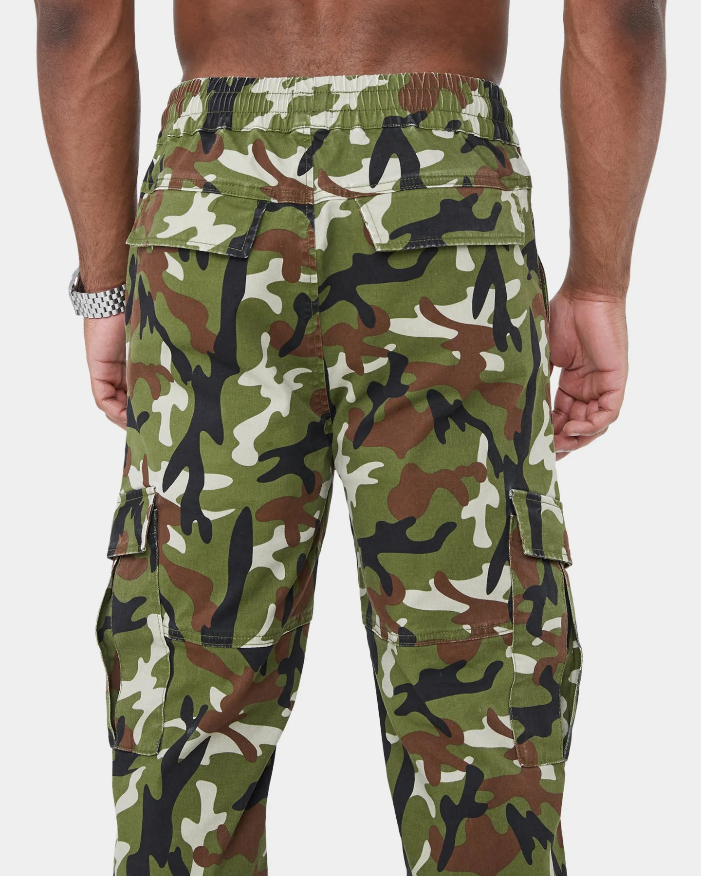 Carre Utilitaire Cargo Jogger Woodland Camo