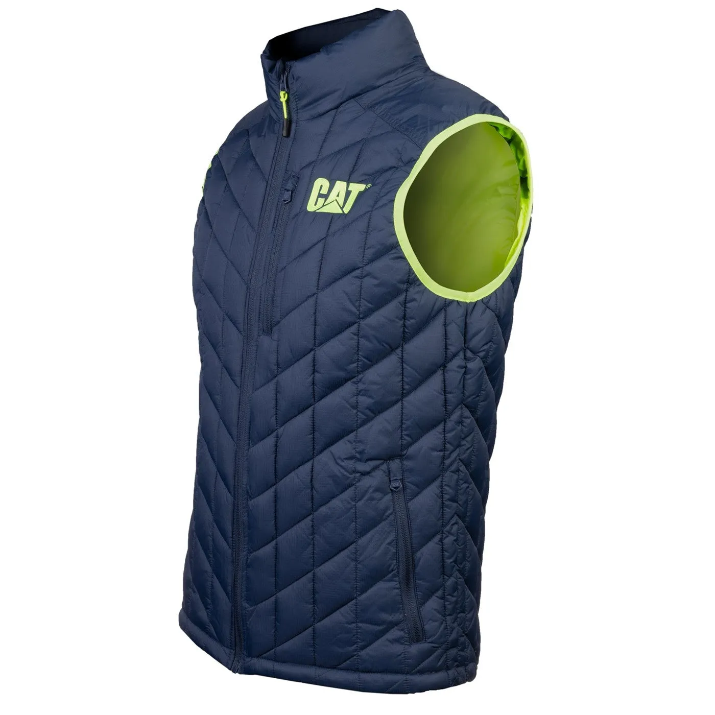 Caterpillar Insulated Vest  Detroit Blue