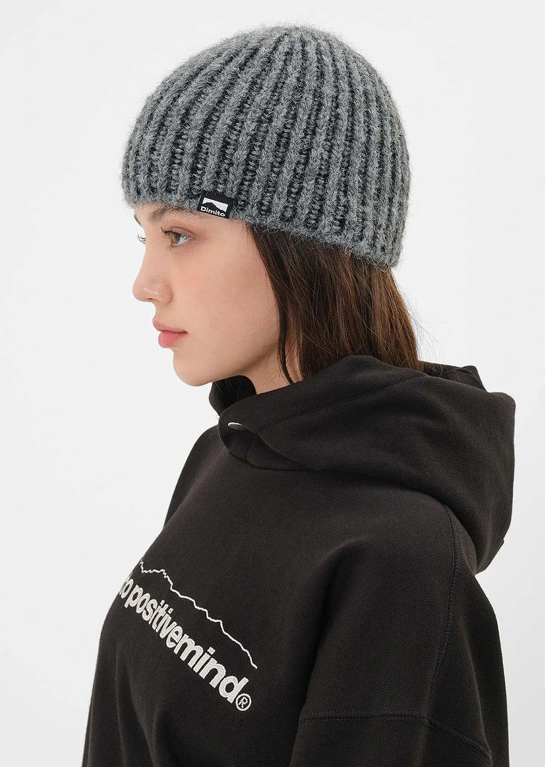 Dimito Unisex Twotone Beanie