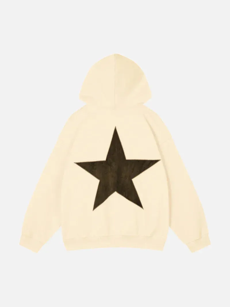 Double Star Graphics Pullover Hoodie