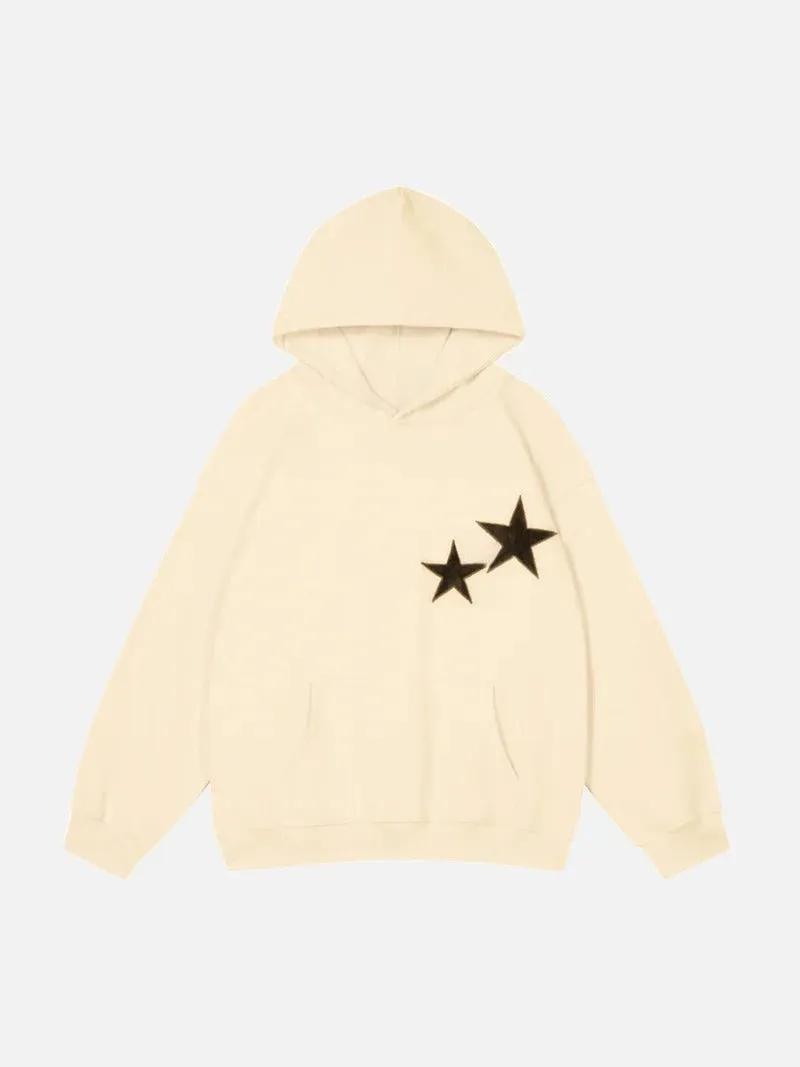 Double Star Graphics Pullover Hoodie