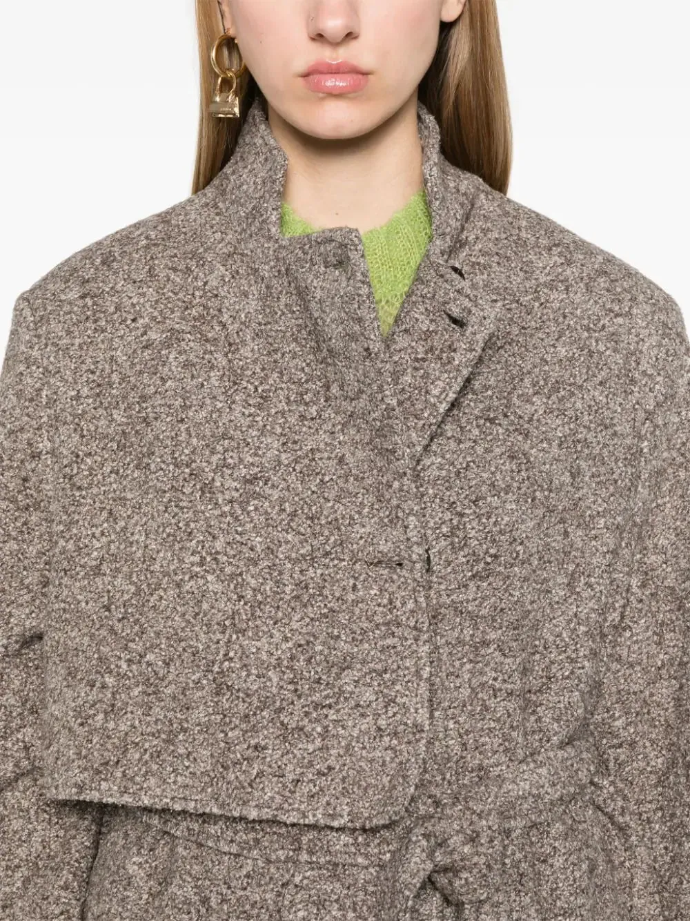 Evening Coat - Taupe
