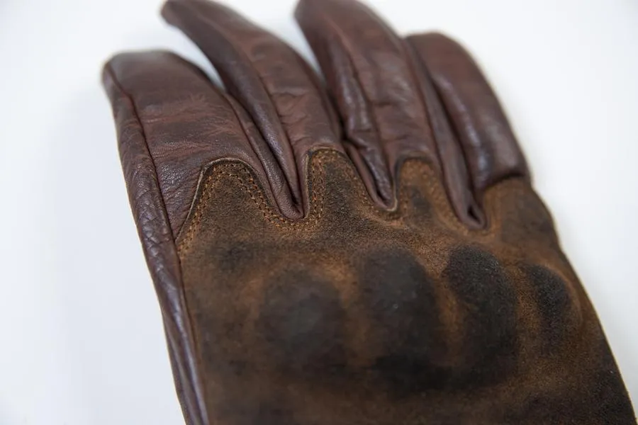 Fuel Rodeo Gloves - Brown Leather