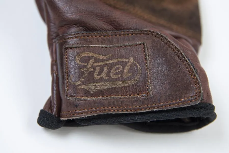 Fuel Rodeo Gloves - Brown Leather