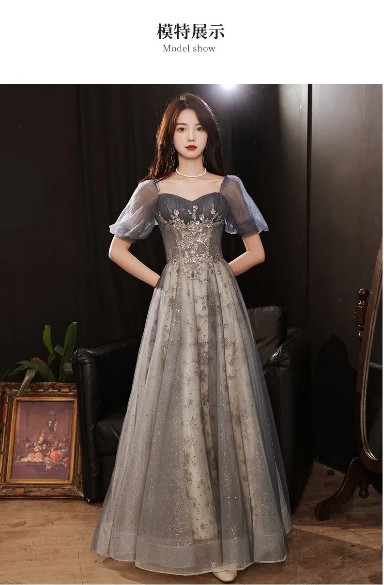 IKERRLAX Banquet Evening Dress  New Art Exam Vocal Music Starry Skirt Small Female 18 Th Birthday Adult Dress