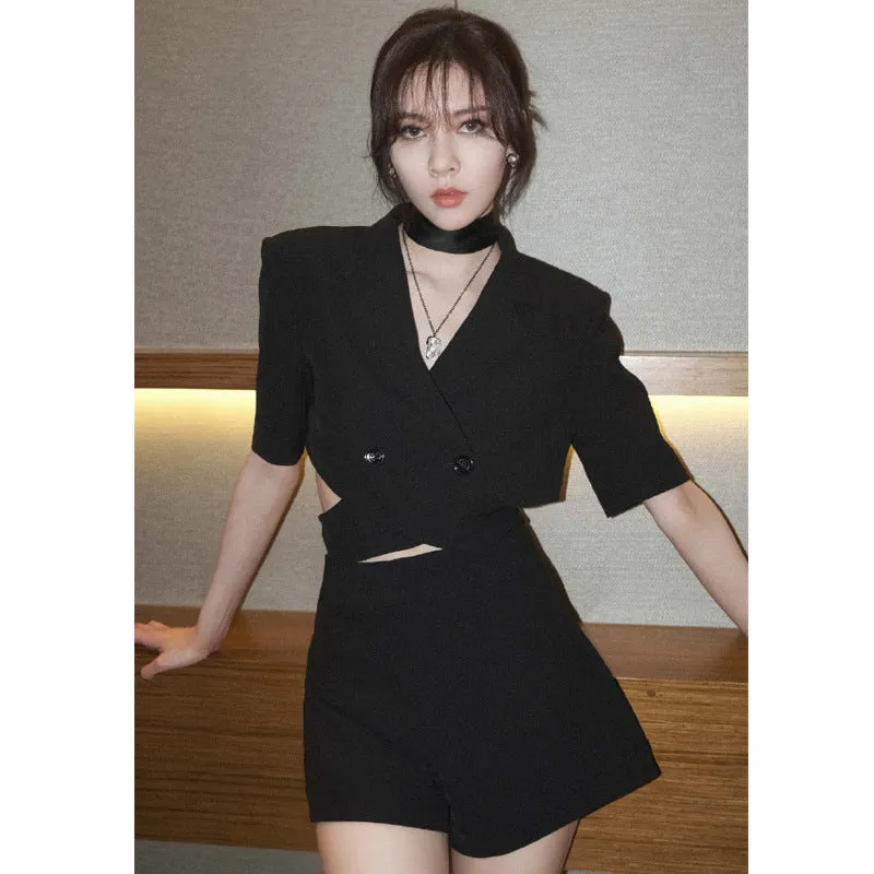 [In Stock]  New Song Yanqi Same Style Elegant High-Grade Two-Piece Suit Women's Fashion Summer Suit Women's Summer