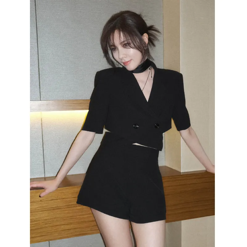 [In Stock]  New Song Yanqi Same Style Elegant High-Grade Two-Piece Suit Women's Fashion Summer Suit Women's Summer