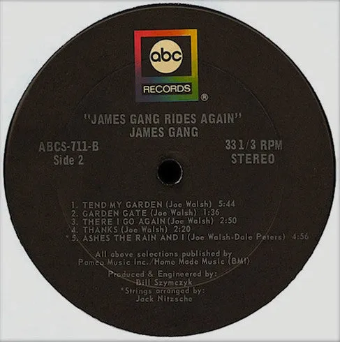 James Gang - James Gang Rides Again (LP, Album, Gat) (VG)