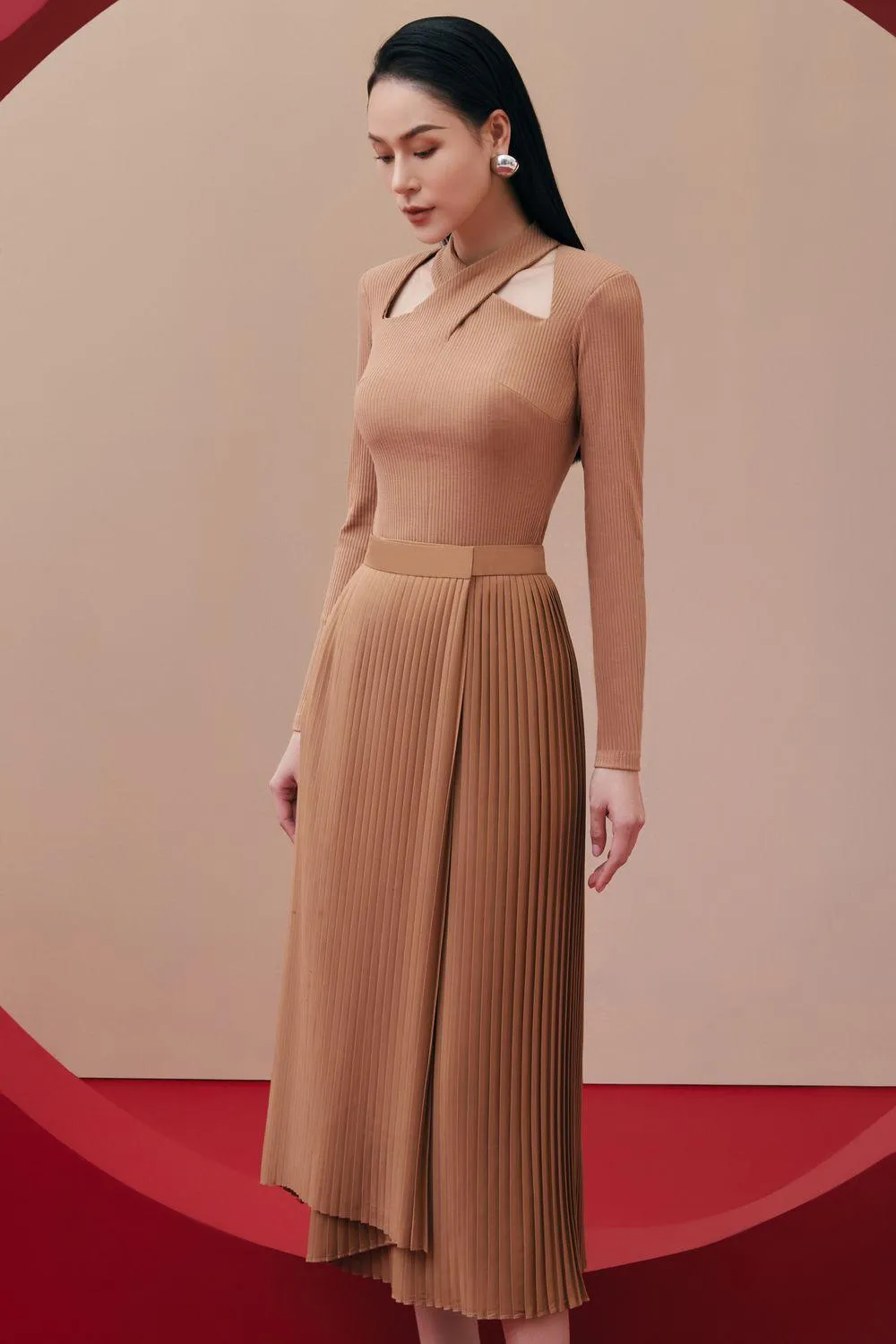 Jolene Crossover Neck Top