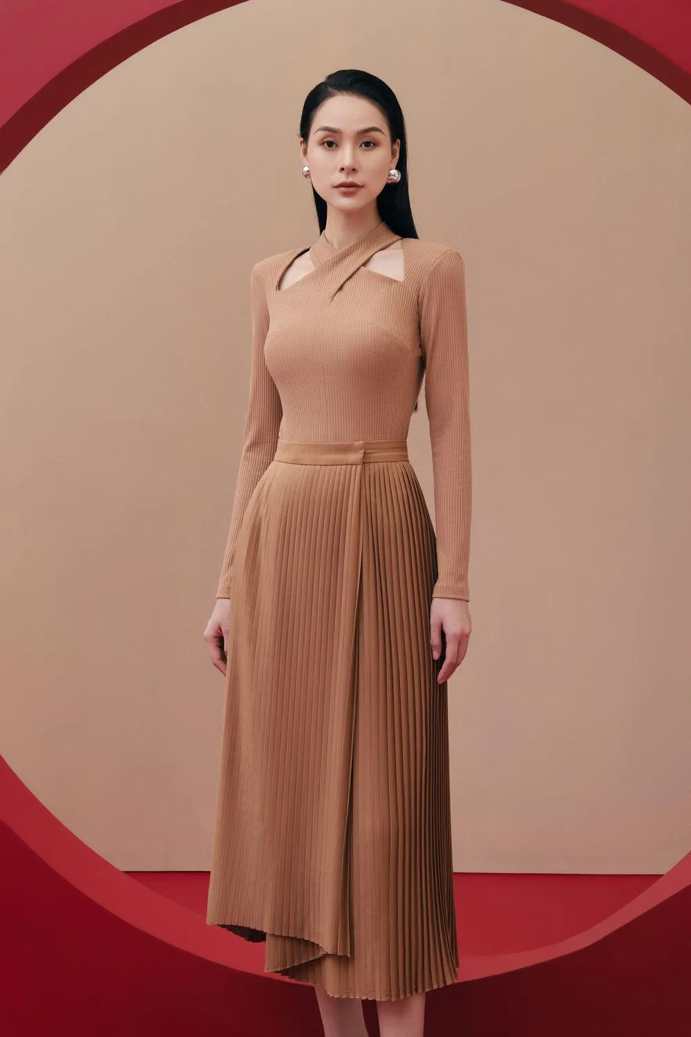 Jolene Crossover Neck Top