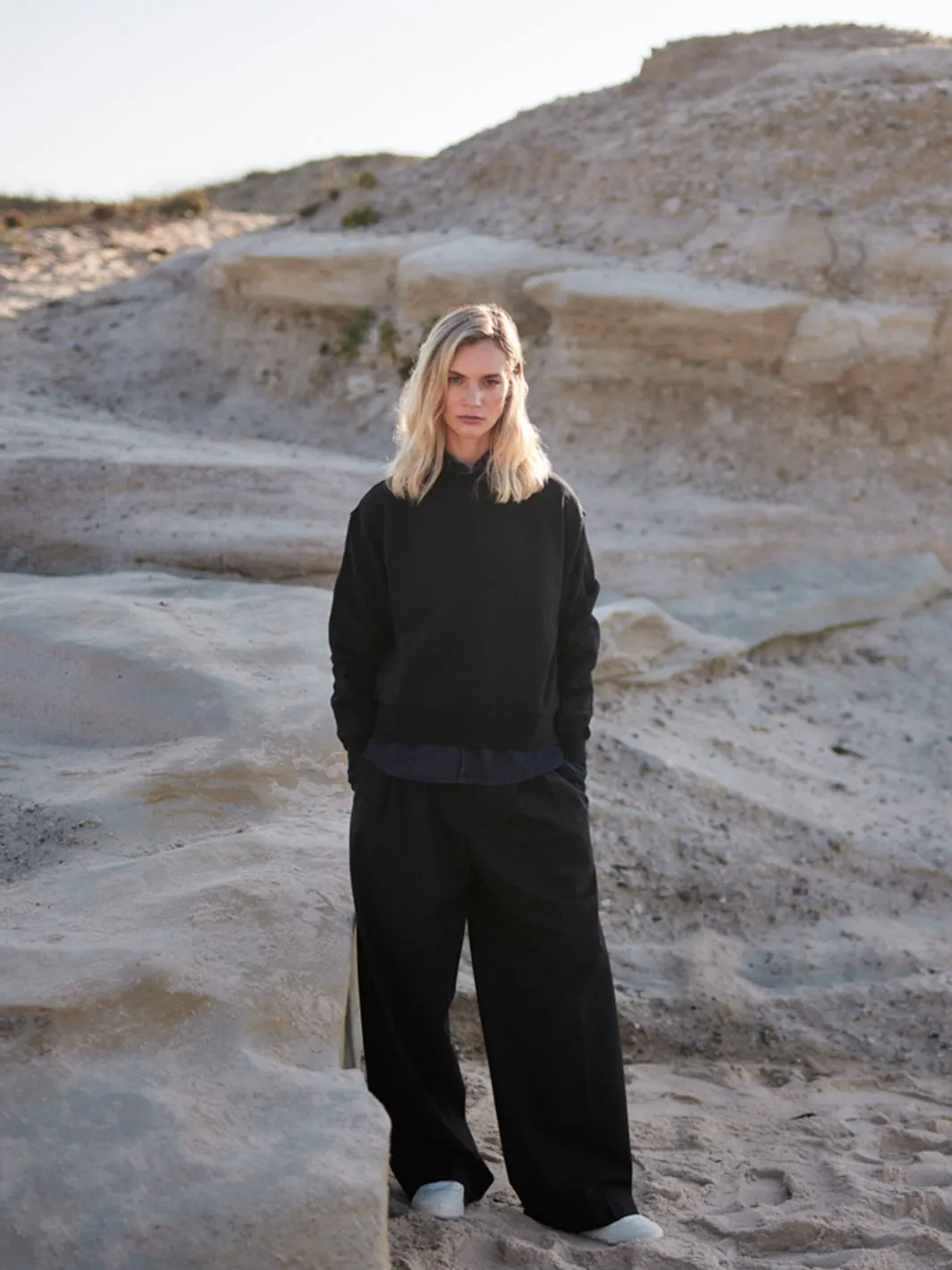 Marlene Wool Trousers Black
