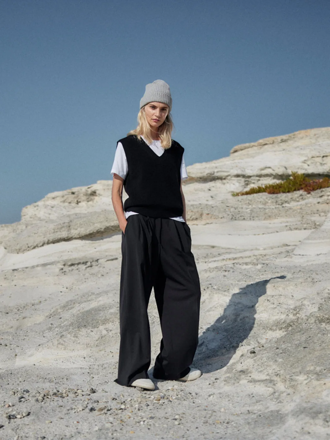 Marlene Wool Trousers Black