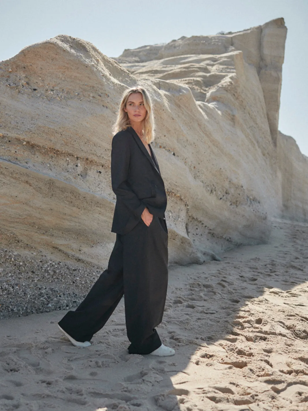 Marlene Wool Trousers Black