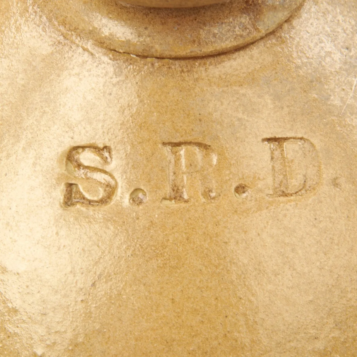 Original British WWI Military Issue S.R.D. Imperial Gallon Rum Jug by Skey of Tamworth