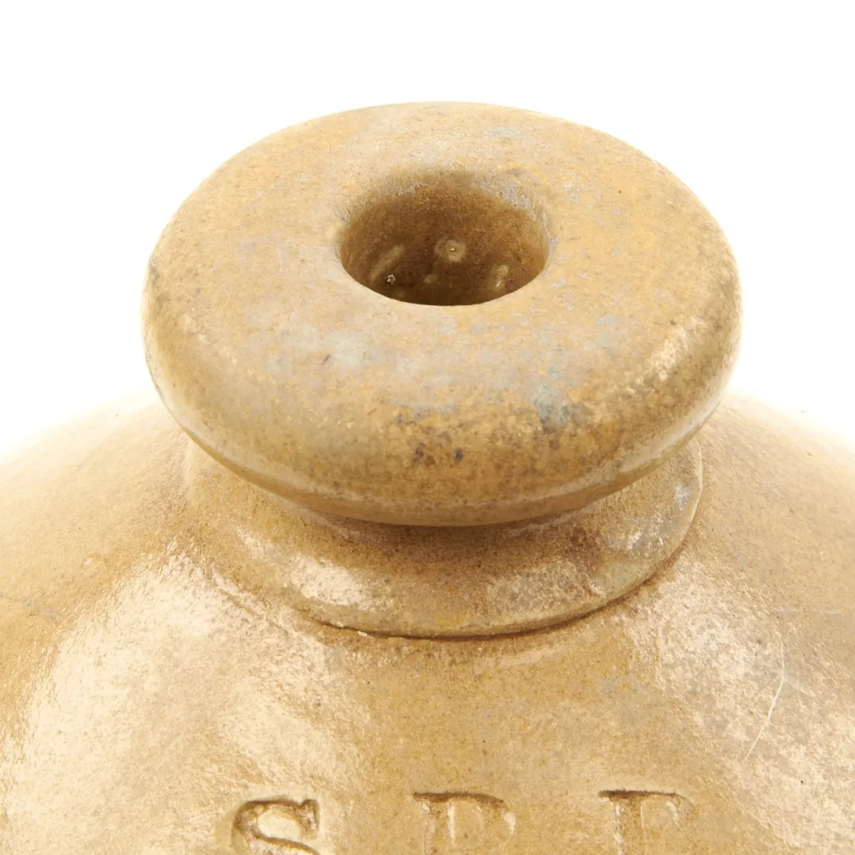 Original British WWI Military Issue S.R.D. Imperial Gallon Rum Jug by Skey of Tamworth