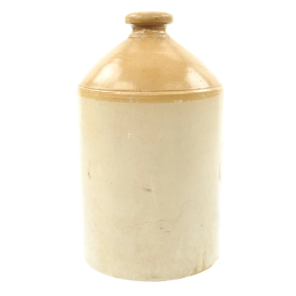 Original British WWI Military Issue S.R.D. Imperial Gallon Rum Jug by Skey of Tamworth