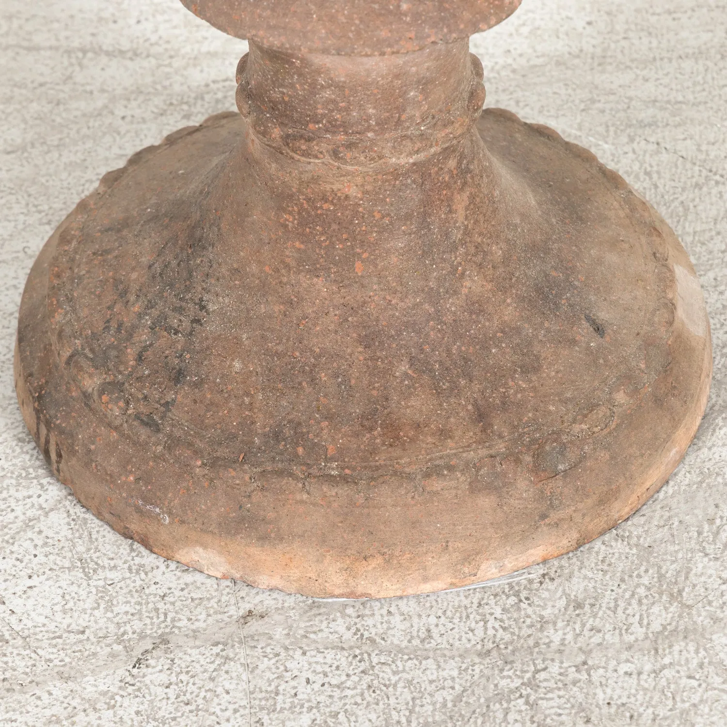Pair of Italian Tuscany Terracotta Braziers or Garden Urns with Lids on Pedestal Bases