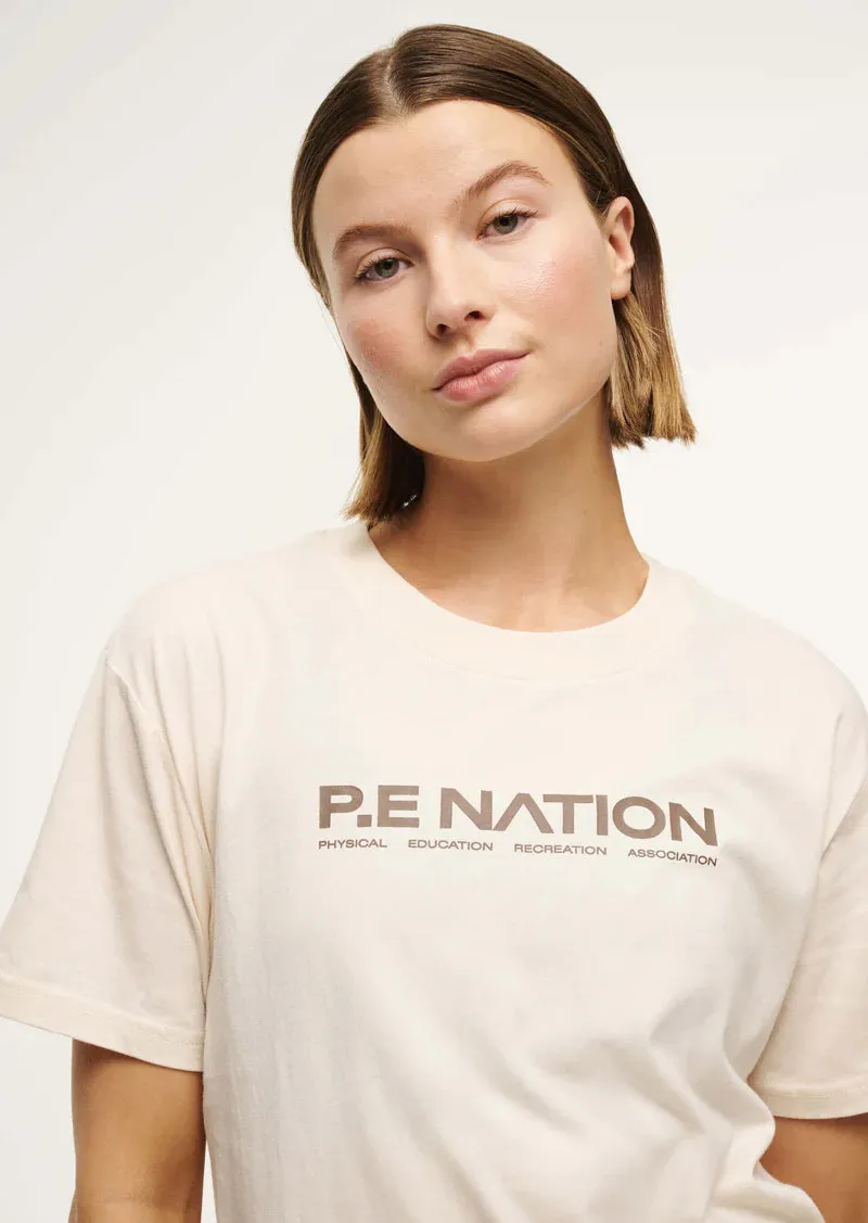 PE NATION - Aero Tee Wisper White/Fossil