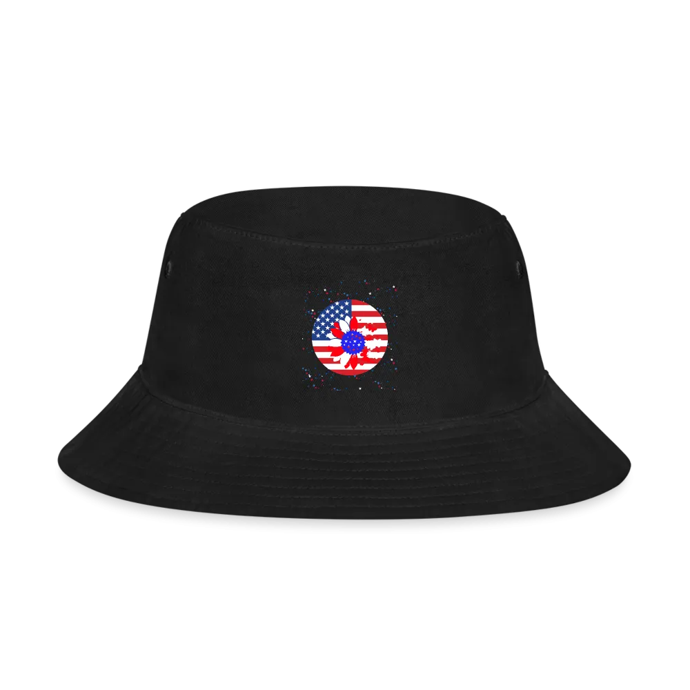 Petal Flag Bucket Hat - Ships from The US