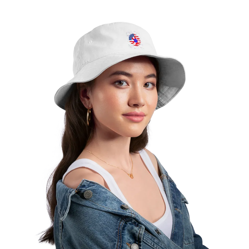 Petal Flag Bucket Hat - Ships from The US