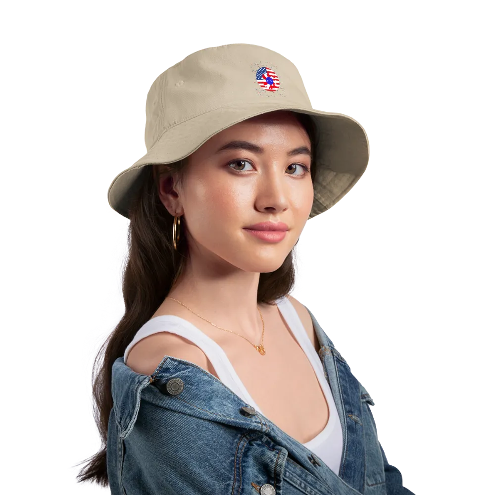 Petal Flag Bucket Hat - Ships from The US