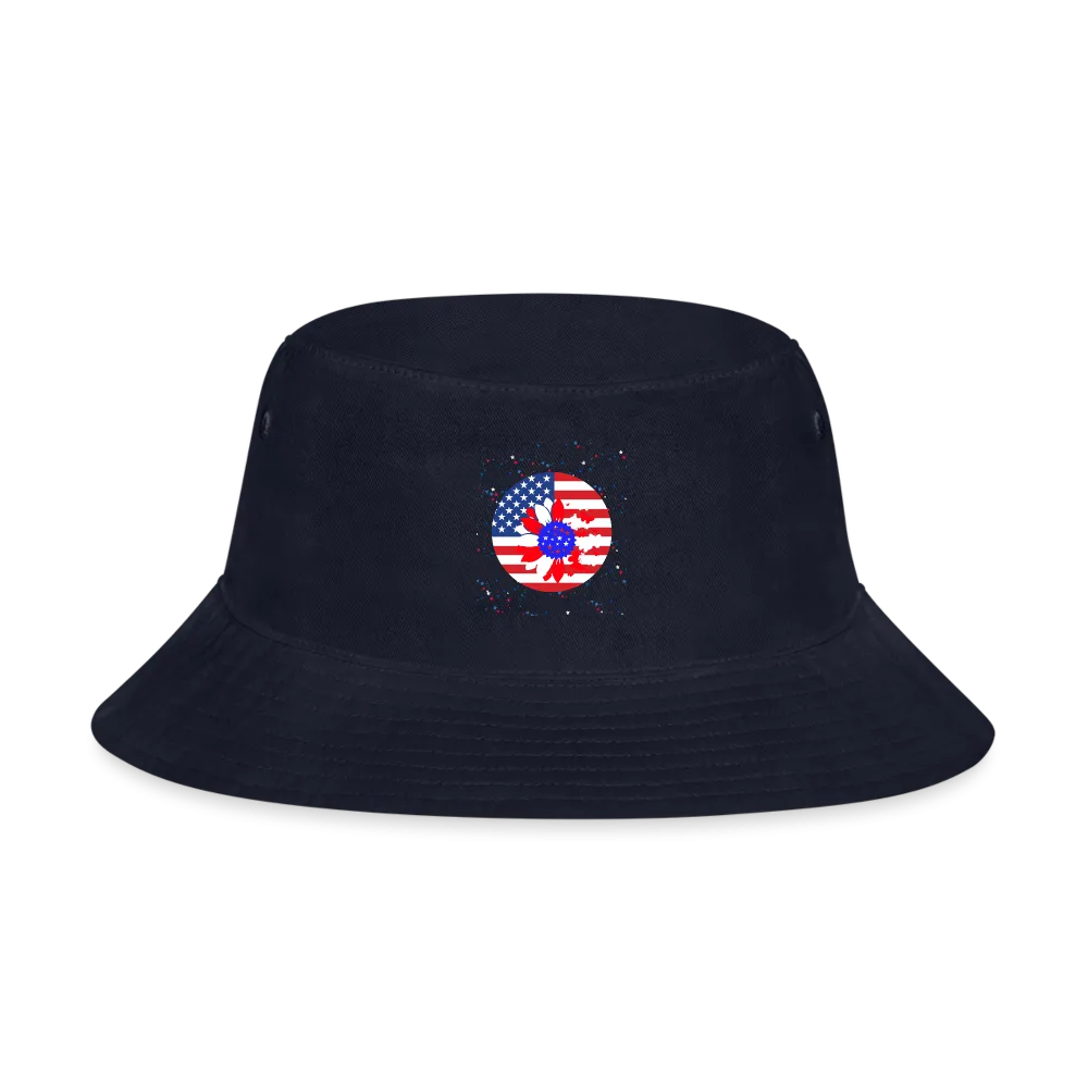 Petal Flag Bucket Hat - Ships from The US