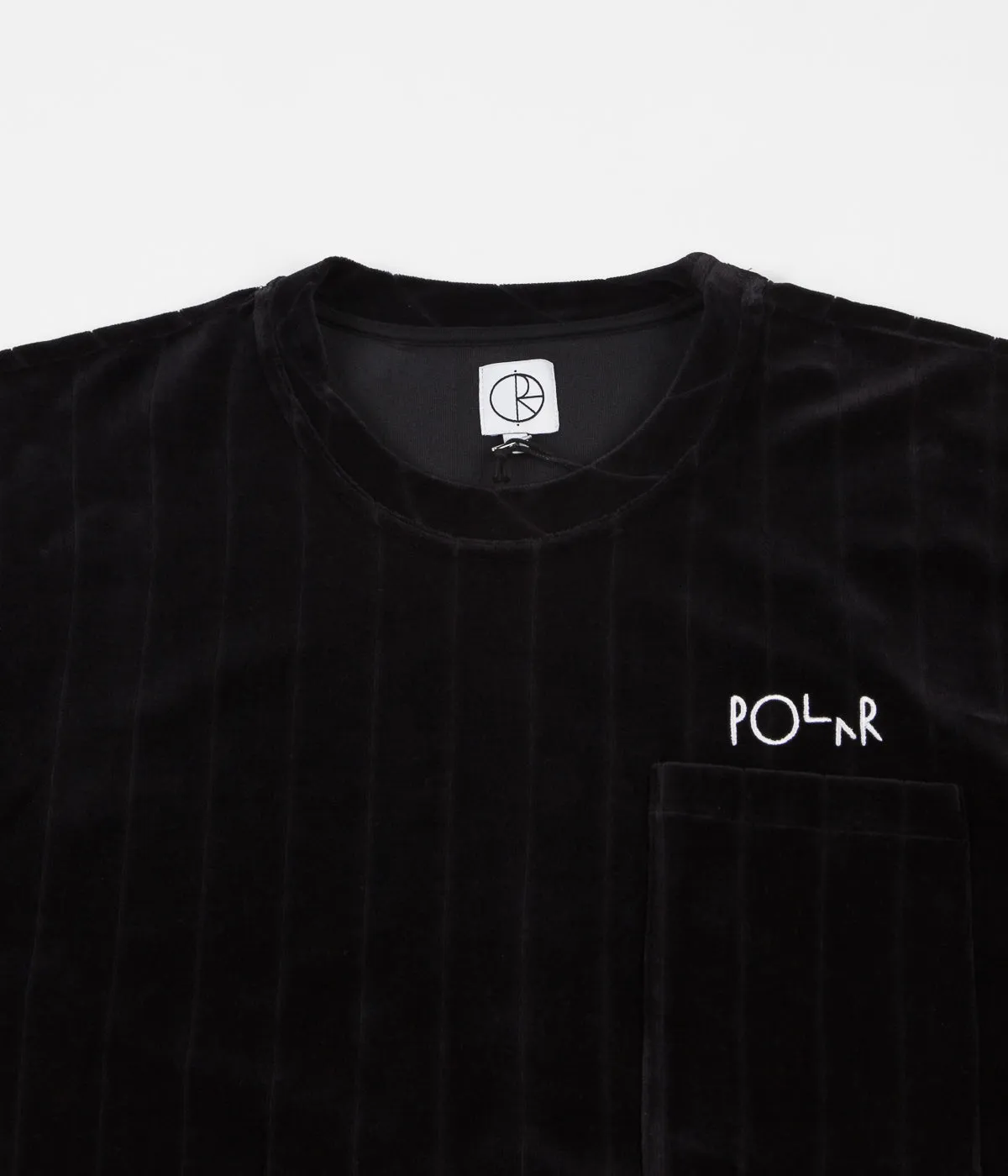 Polar Velour Pullover Sweatshirt - Black