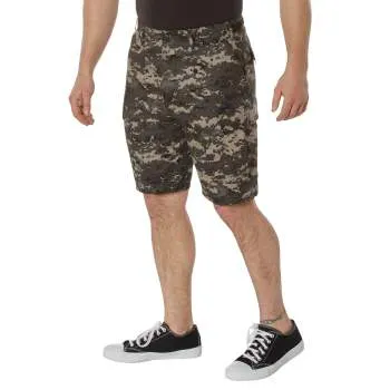 Subdued Urban Digital Camouflage BDU Shorts