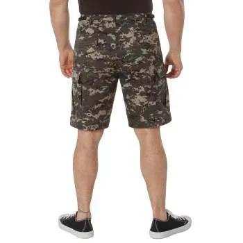 Subdued Urban Digital Camouflage BDU Shorts