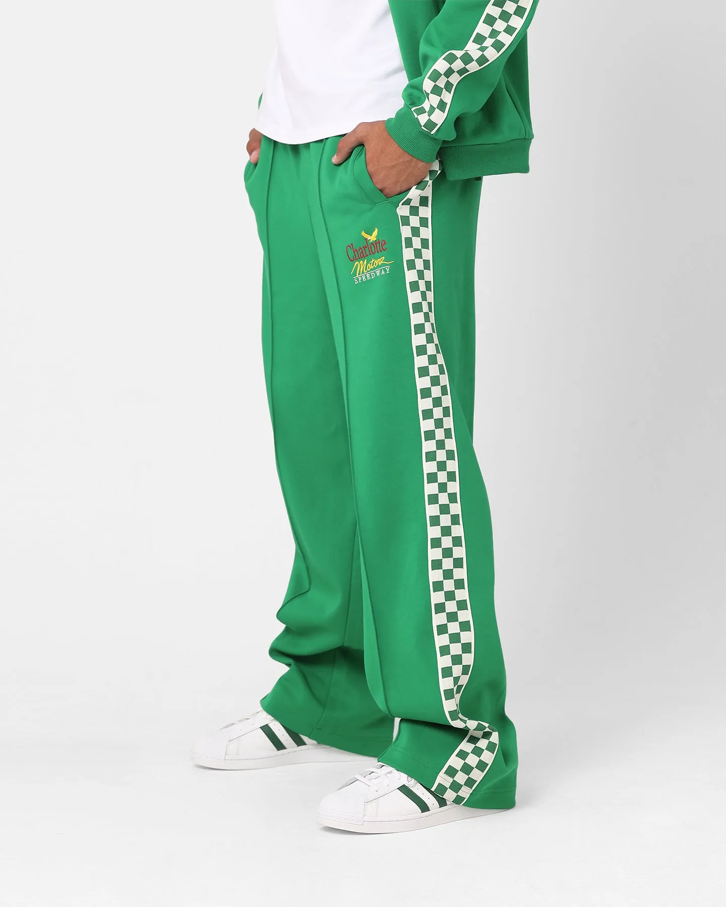 The New Establishment X Nascar Classics Racing Team Warm Up Pants Racer Green