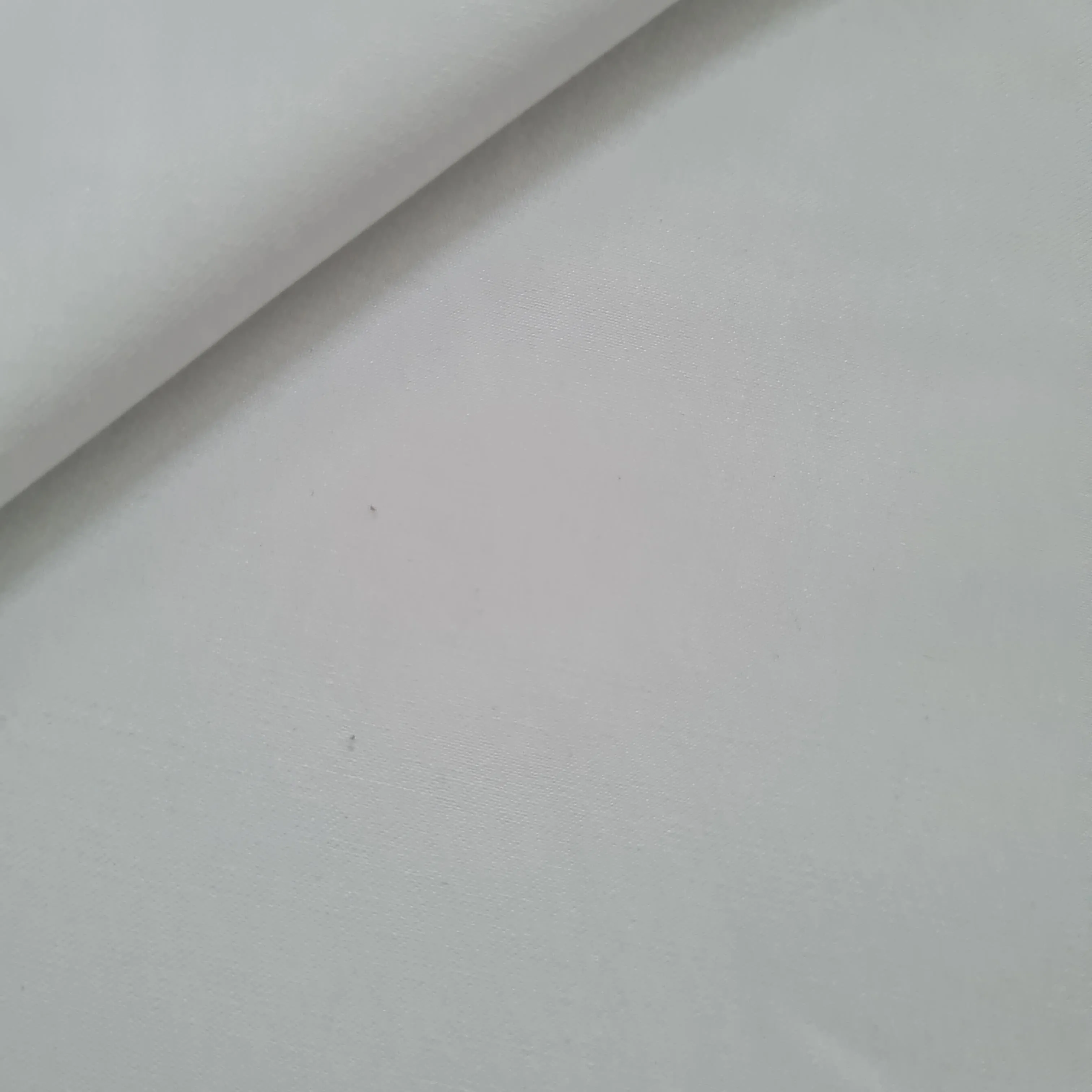 White Solid Premium Zupi Suiting Fabric 17963