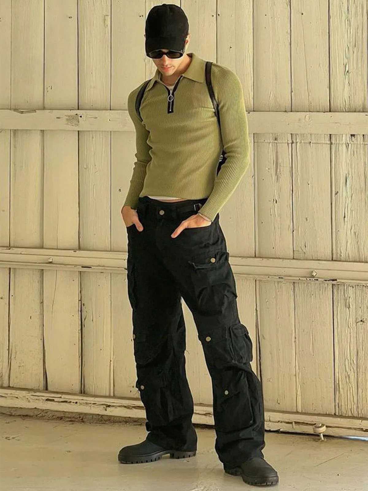 WLS Vintage Multi-pocket Cargo Pants